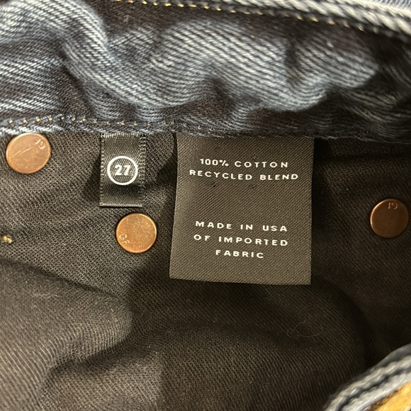 GRLFRND The Helena High Rise Straight Leg Jeans Blue Size 27 - Picture 12 of 15